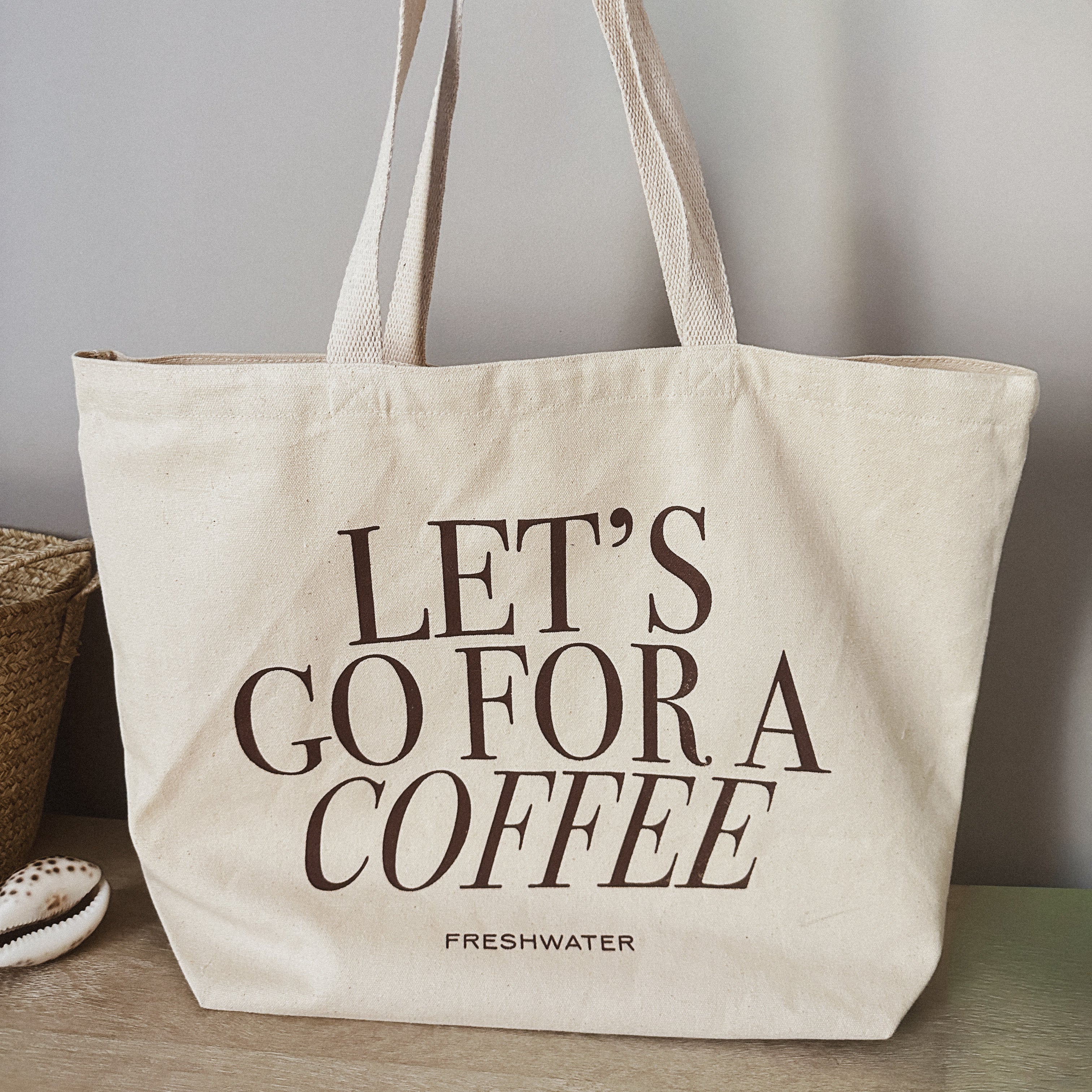 Let's Go For A Coffee Tote