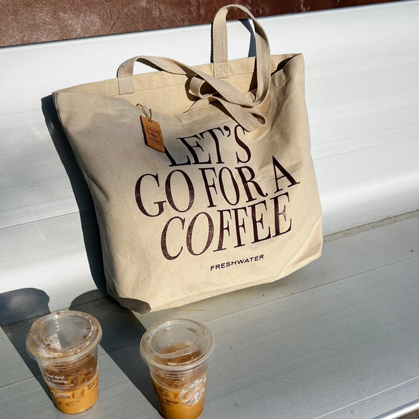Let's Go For A Coffee Tote