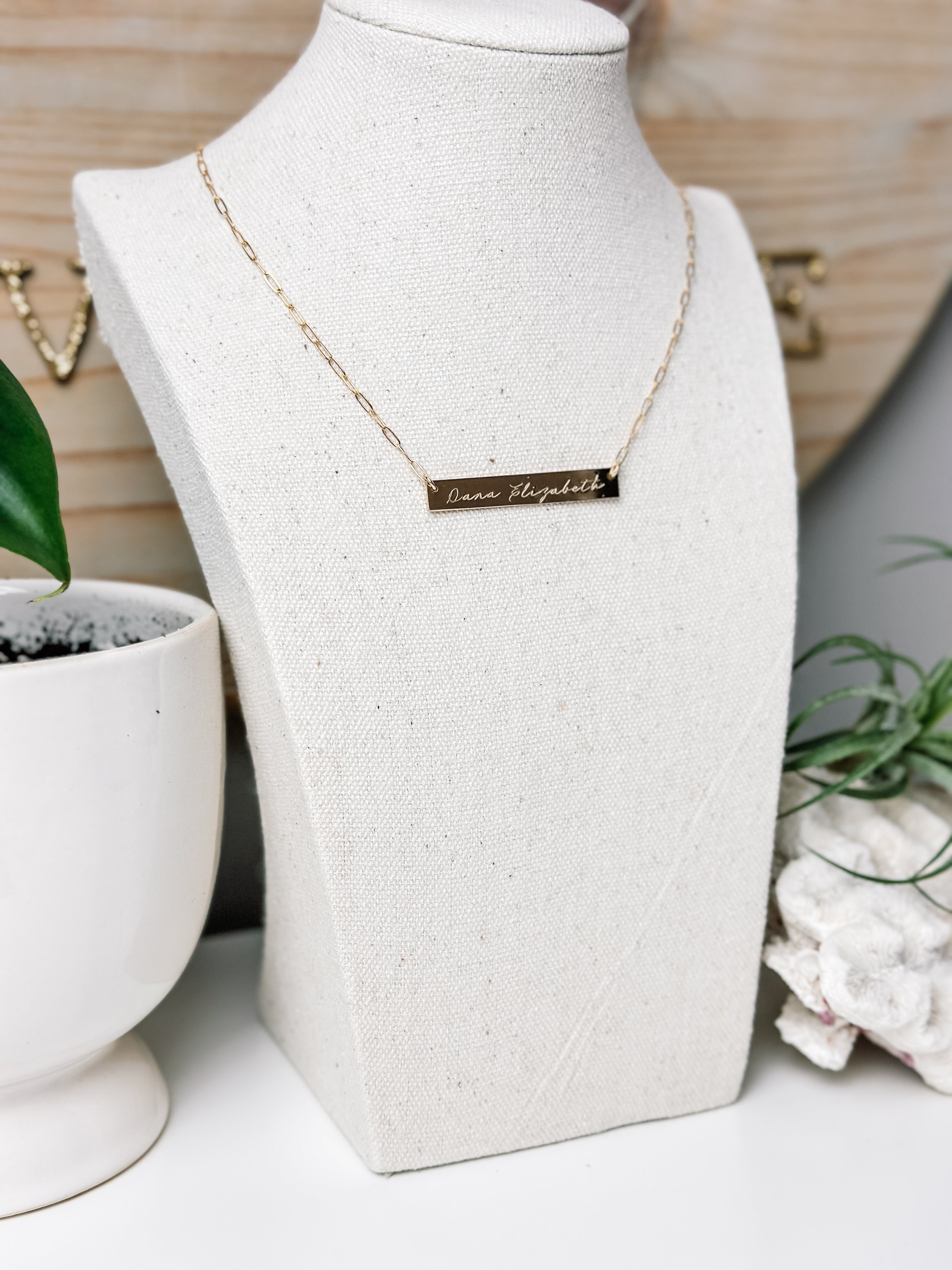 Classic Gold Bar 2.0 x Stella | 14K Gold Filled Necklace