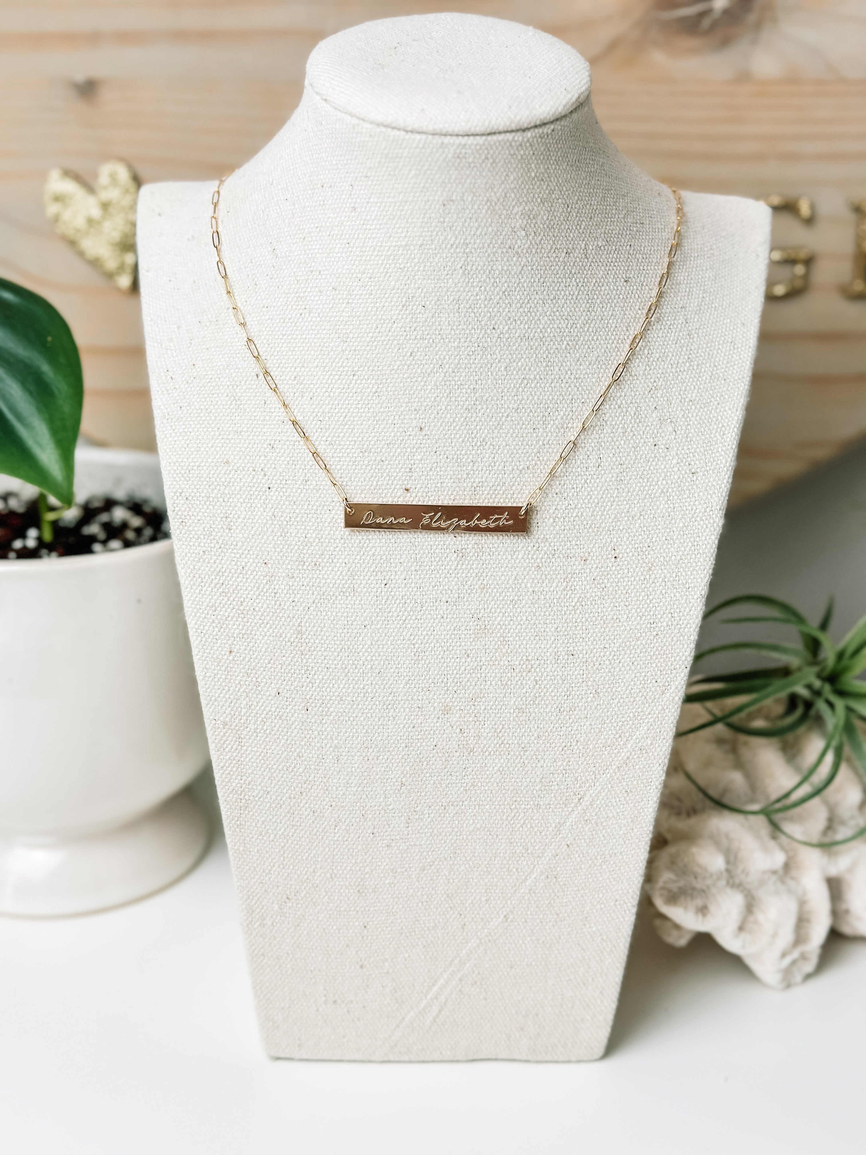 Classic Gold Bar 2.0 x Stella | 14K Gold Filled Necklace