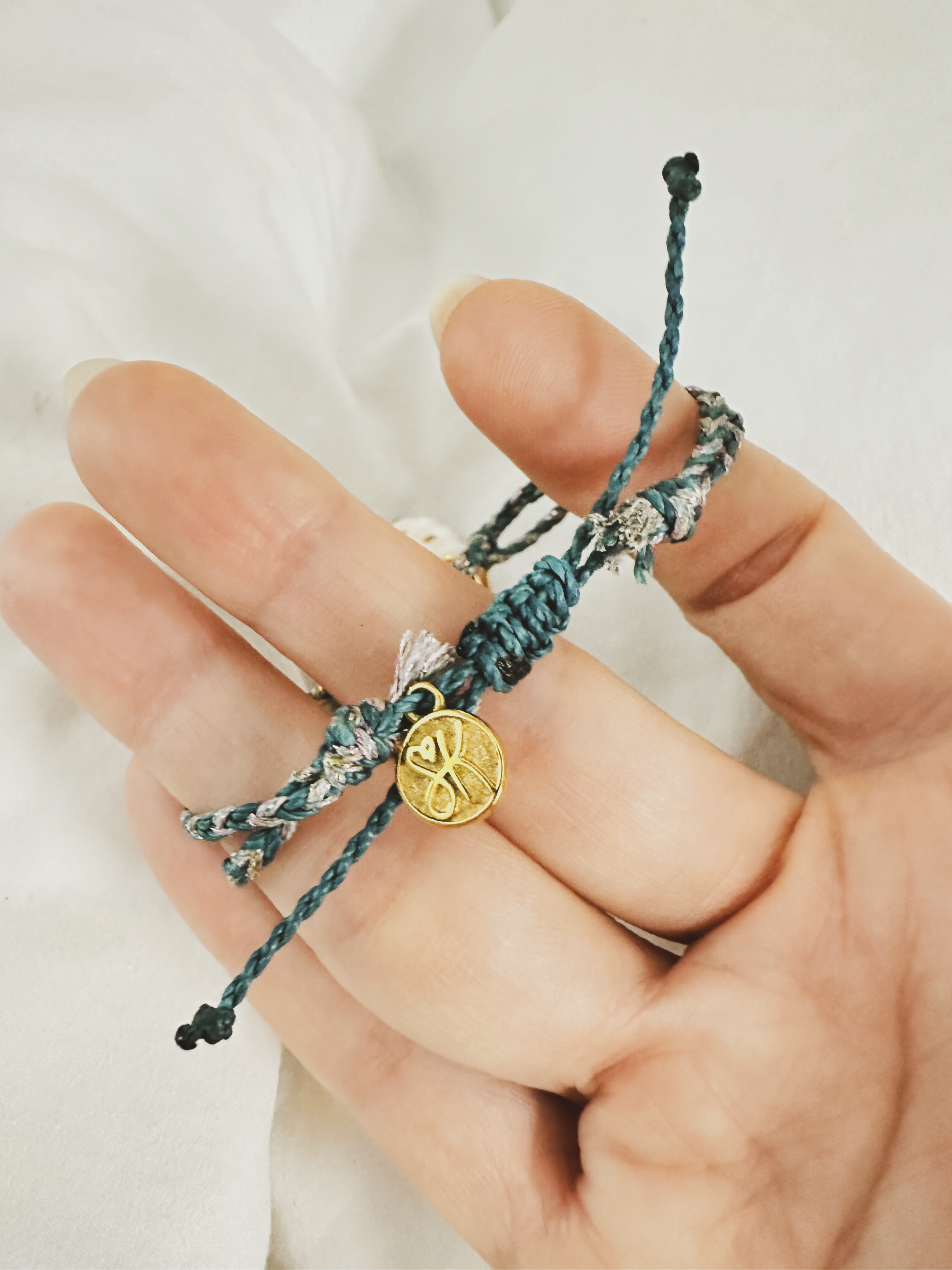 Cowrie Double Braid Bracelet