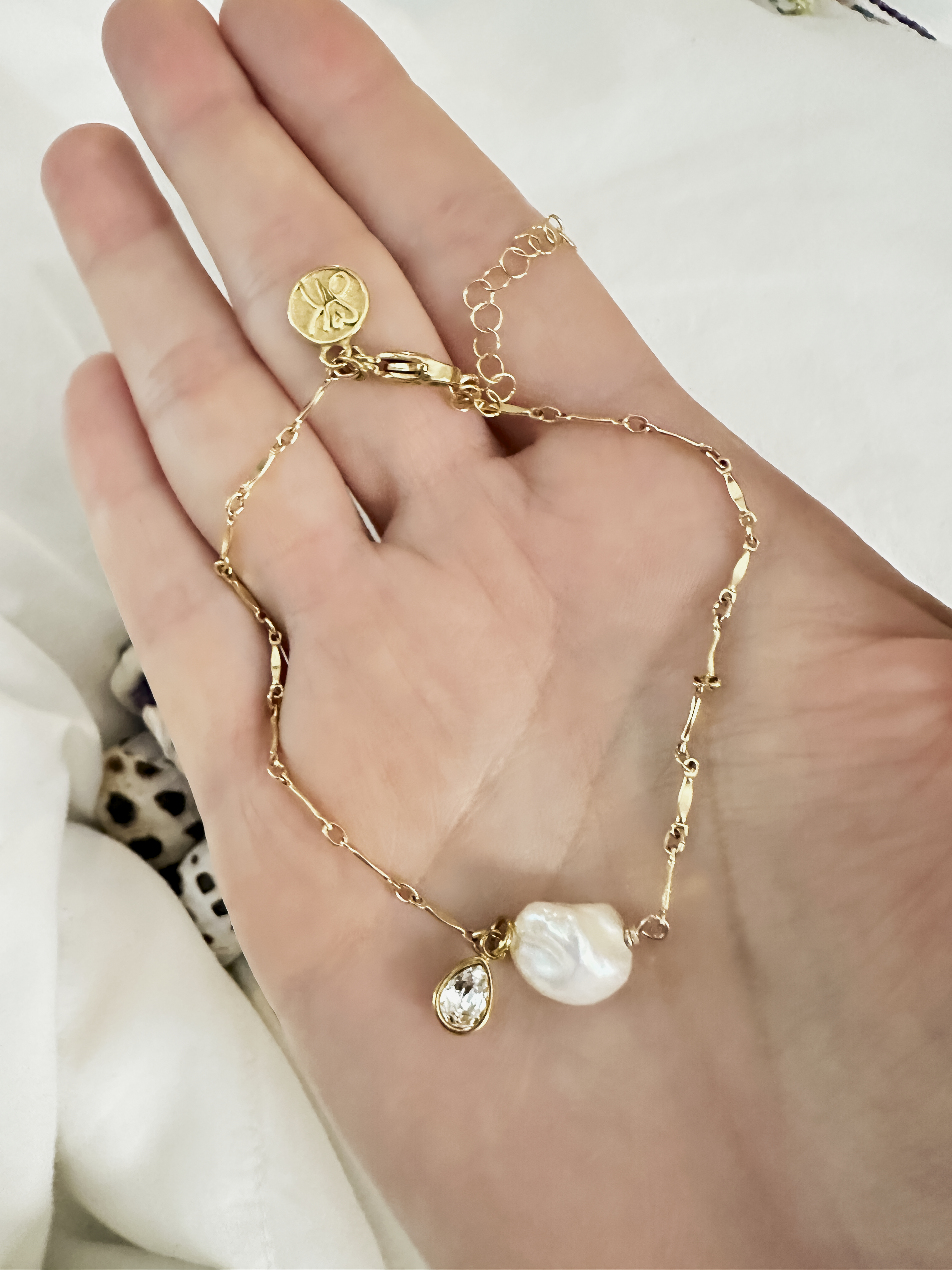 Okalani Paperclip Bracelet | 14K GF/PVD
