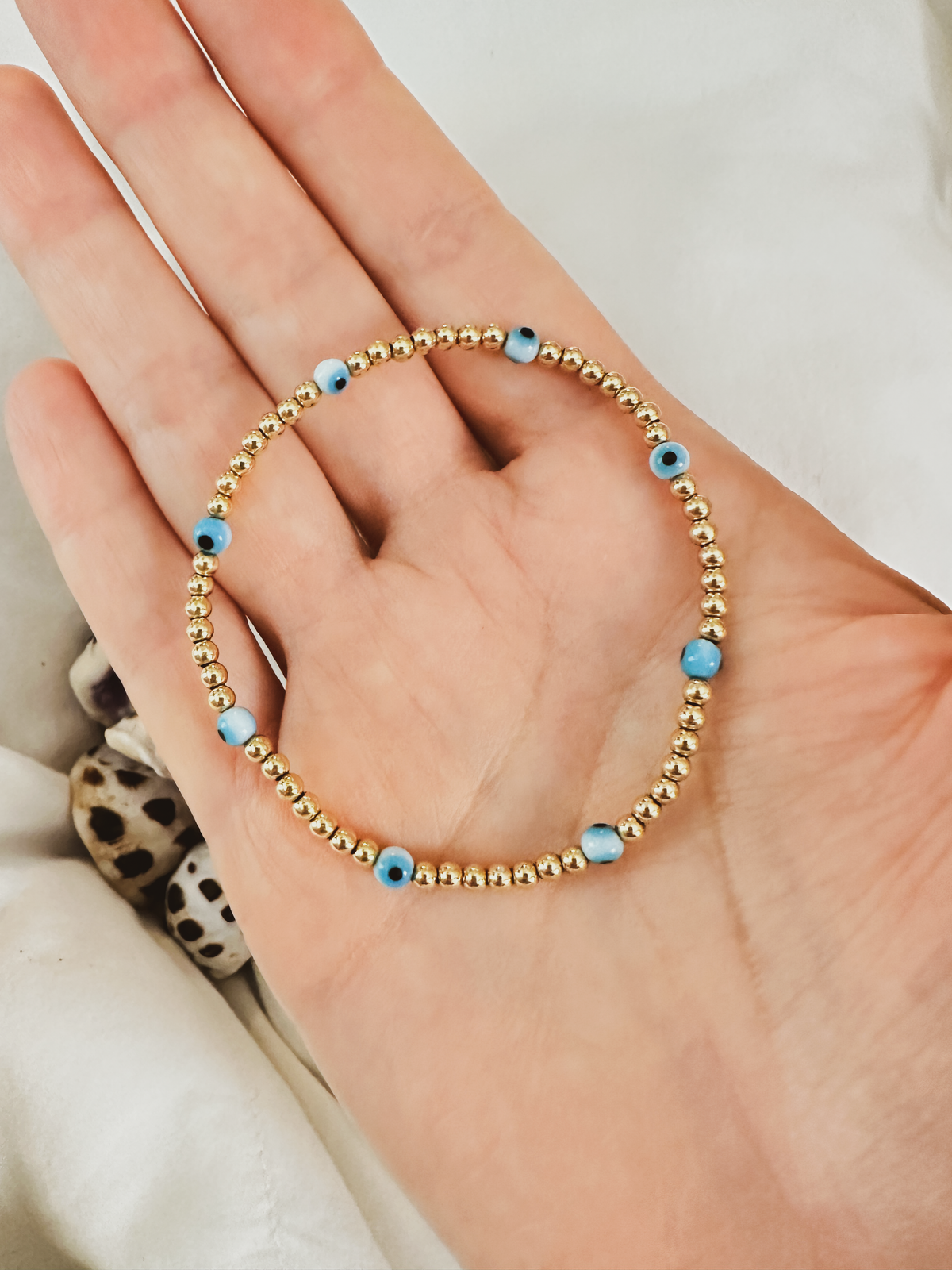 Ocean Eyes™ Evil Eye Bracelet | 14K GF