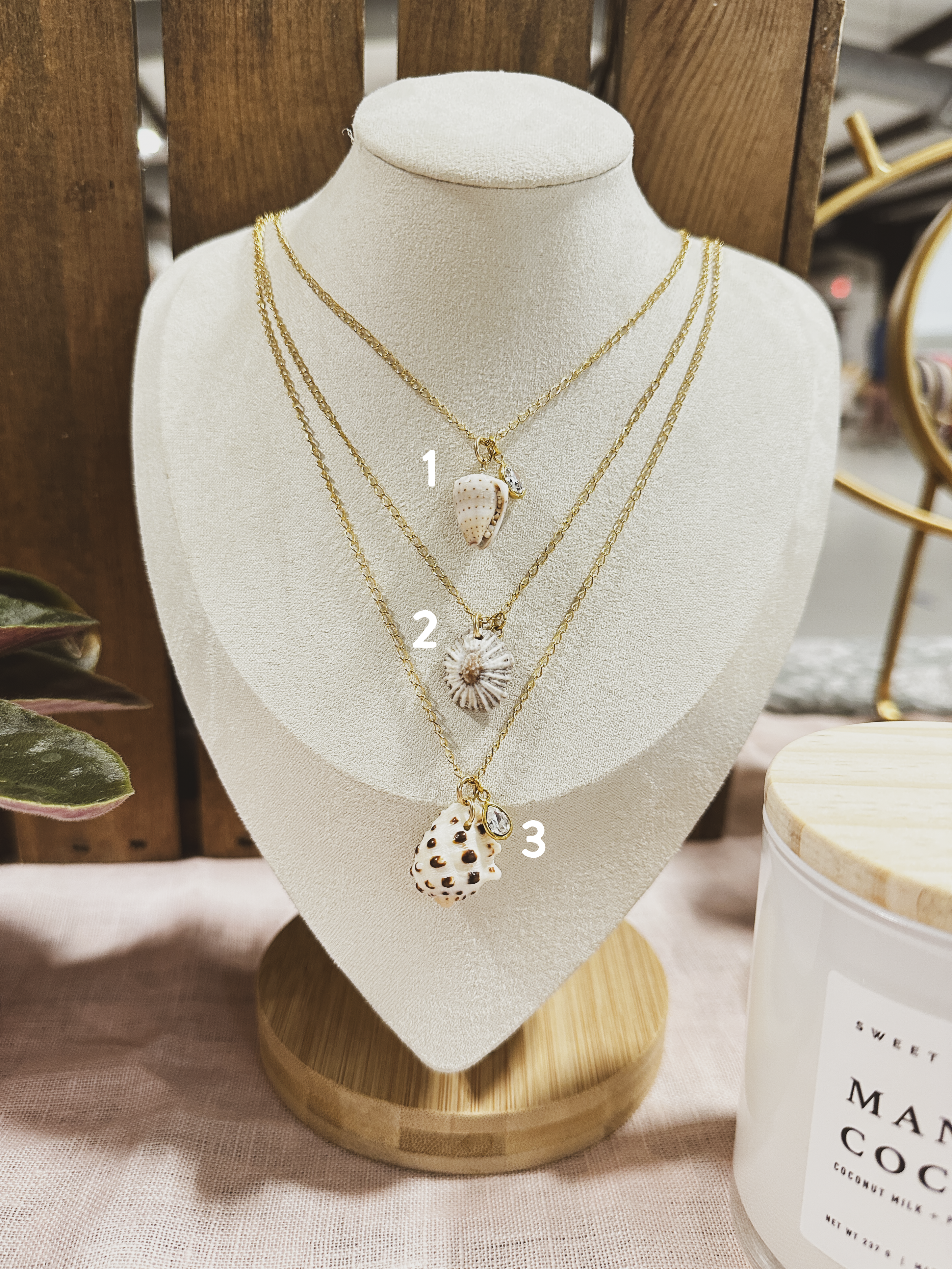 Hawaiian Charm Necklace | 14K GF