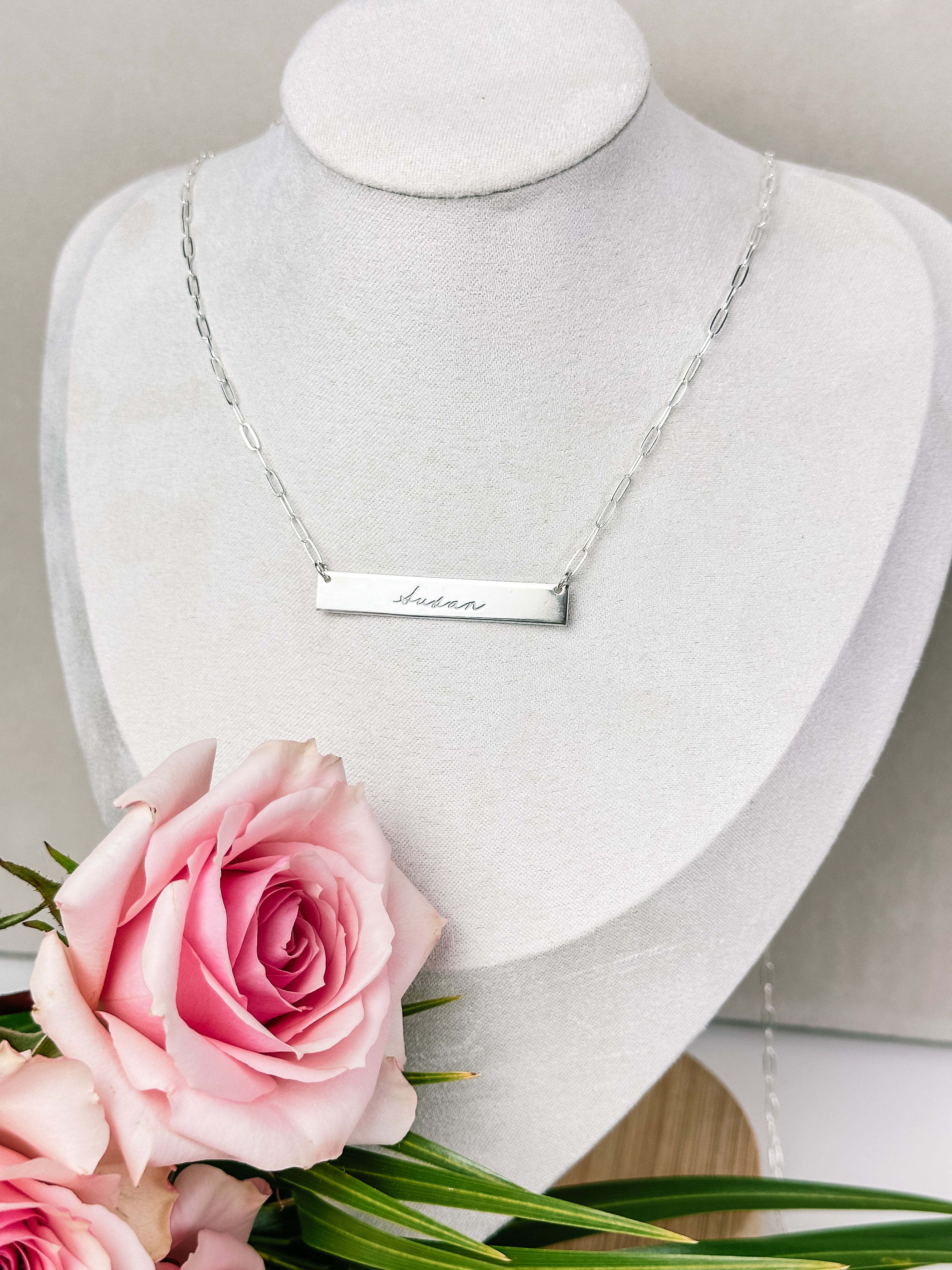 Classic Silver Bar 2.0 || Sterling Silver Necklace