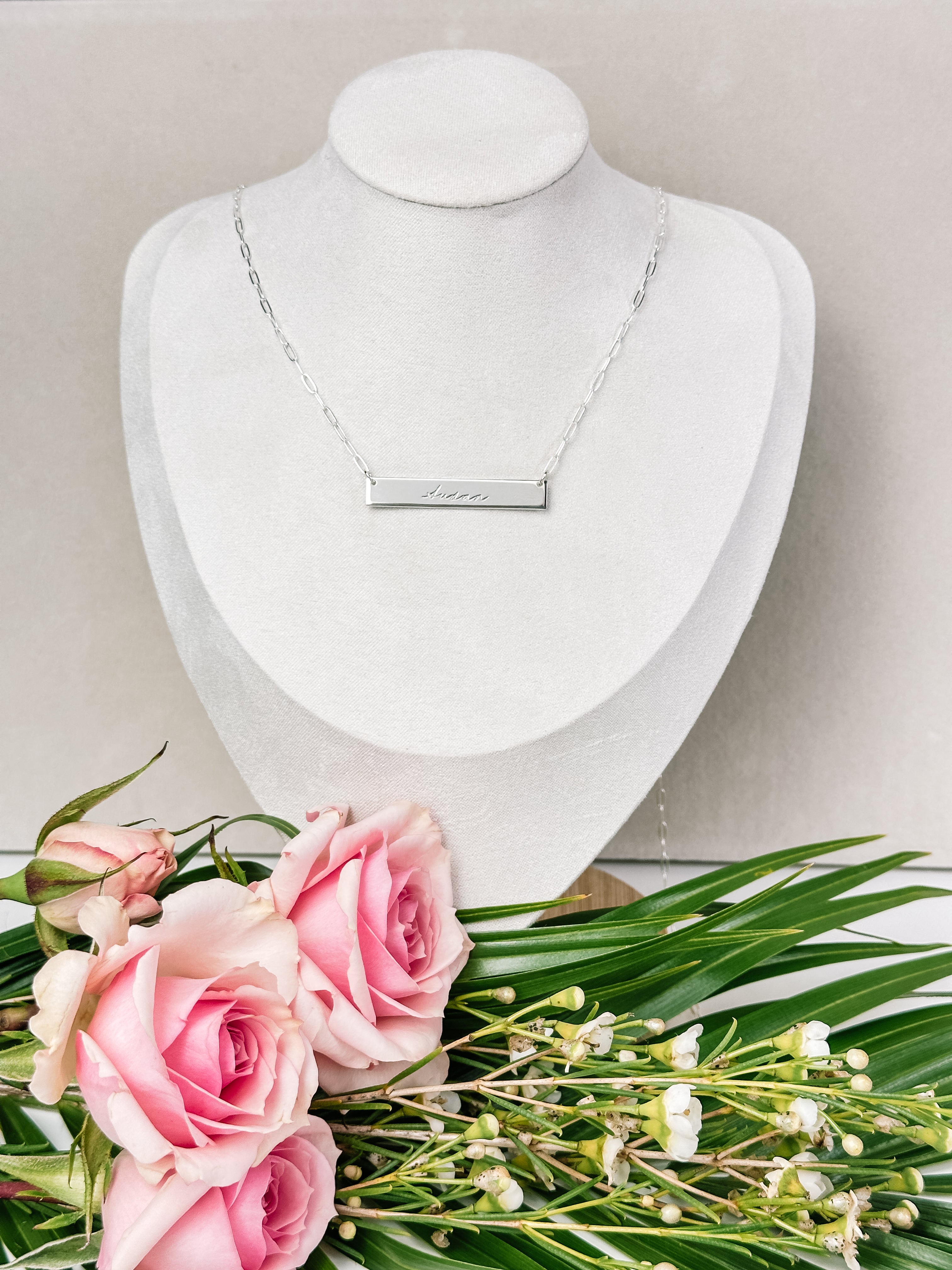 Classic Silver Bar 2.0 || Sterling Silver Necklace